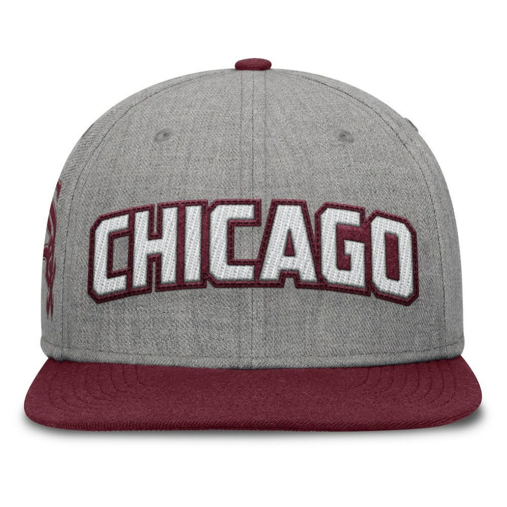 Chicago White Sox Fanatics Elements Felt Chainstitch Snapback Hat - MLB