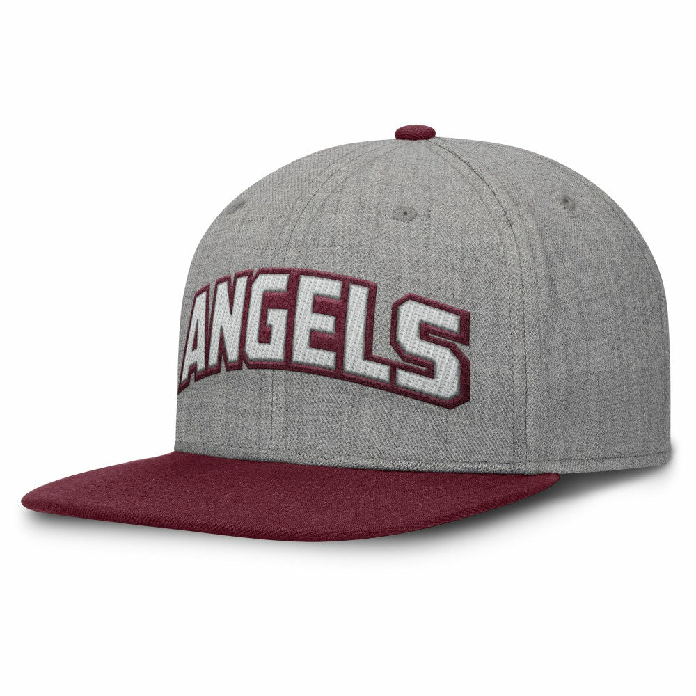Los Angeles Angels Fanatics Elements Felt Chainstitch Snapback Hat - MLB