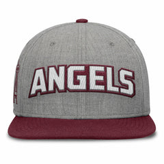 Los Angeles Angels Fanatics Elements Felt Chainstitch Snapback Hat - MLB