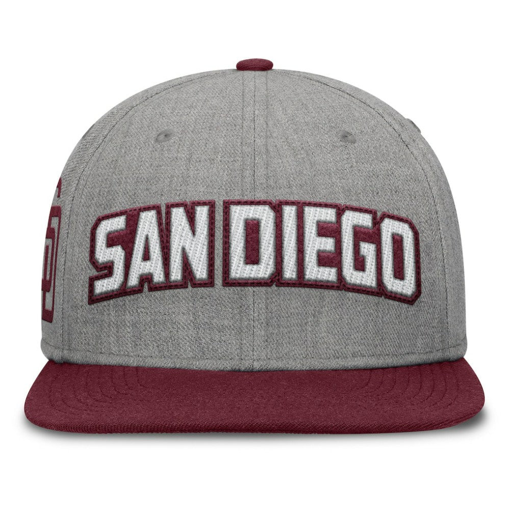 San Diego Padres Fanatics Elements Felt Chainstitch Snapback Hat - MLB