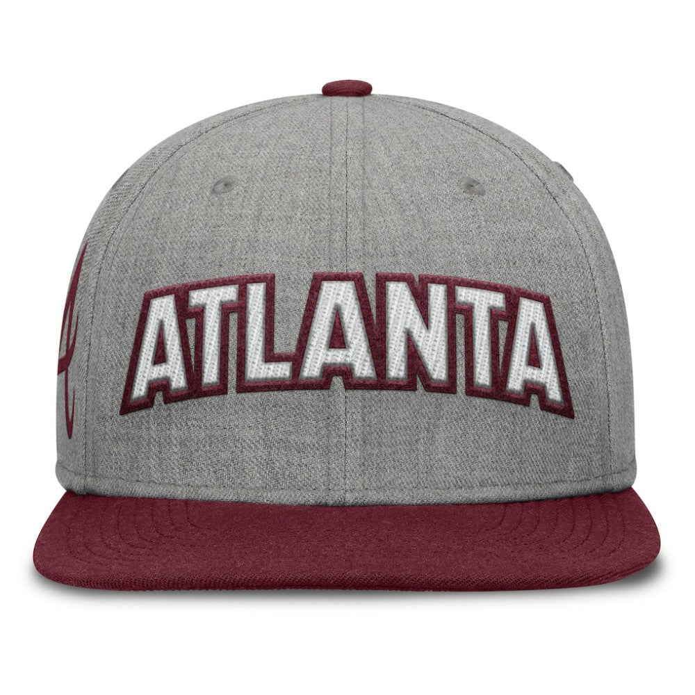 Atlanta Braves Fanatics Elements Felt Chainstitch Snapback Hat - MLB