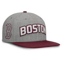 Boston Red Sox Fanatics Elements Felt Chainstitch Snapback Hat - MLB