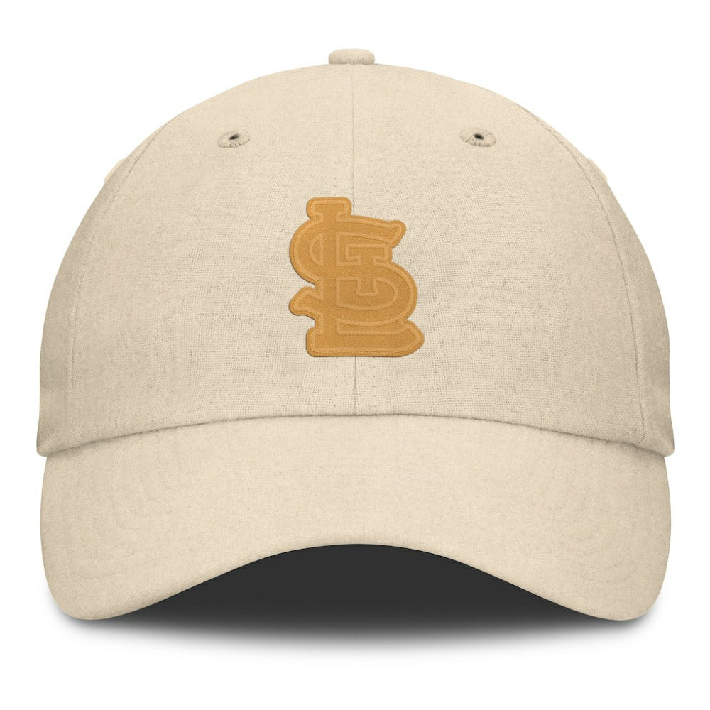 St. Louis Cardinals Fanatics Front Office Leather Patch Adjustable Hat - MLB