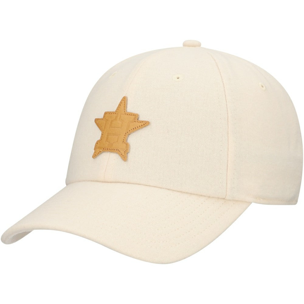 Houston Astros Fanatics Front Office Leather Patch Adjustable Hat - MLB