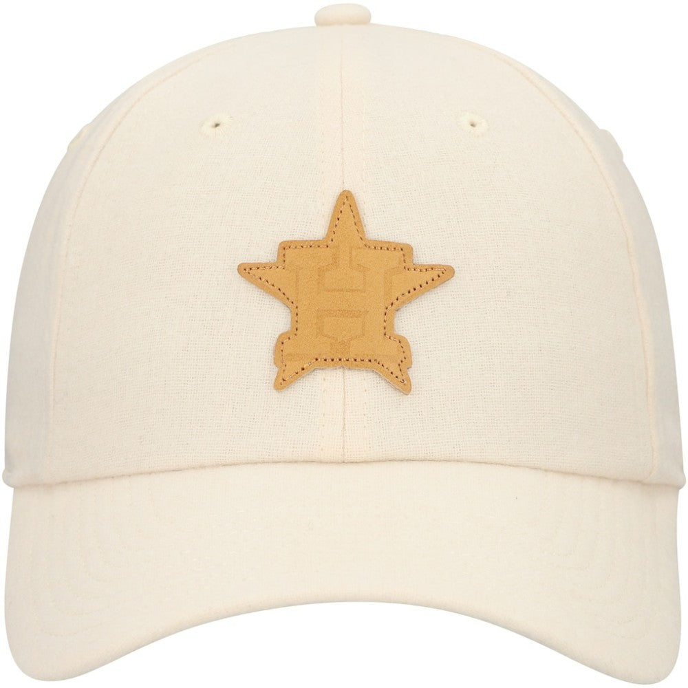Houston Astros Fanatics Front Office Leather Patch Adjustable Hat - MLB