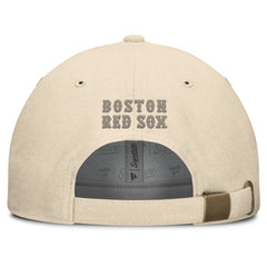 Boston Red Sox Fanatics Front Office Leather Patch Adjustable Hat - MLB