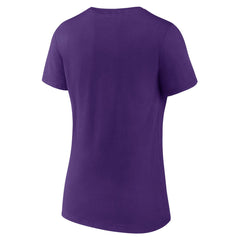 Los Angeles Lakers Women's Primary Logo V-Neck T-Shirt Purple - NBA