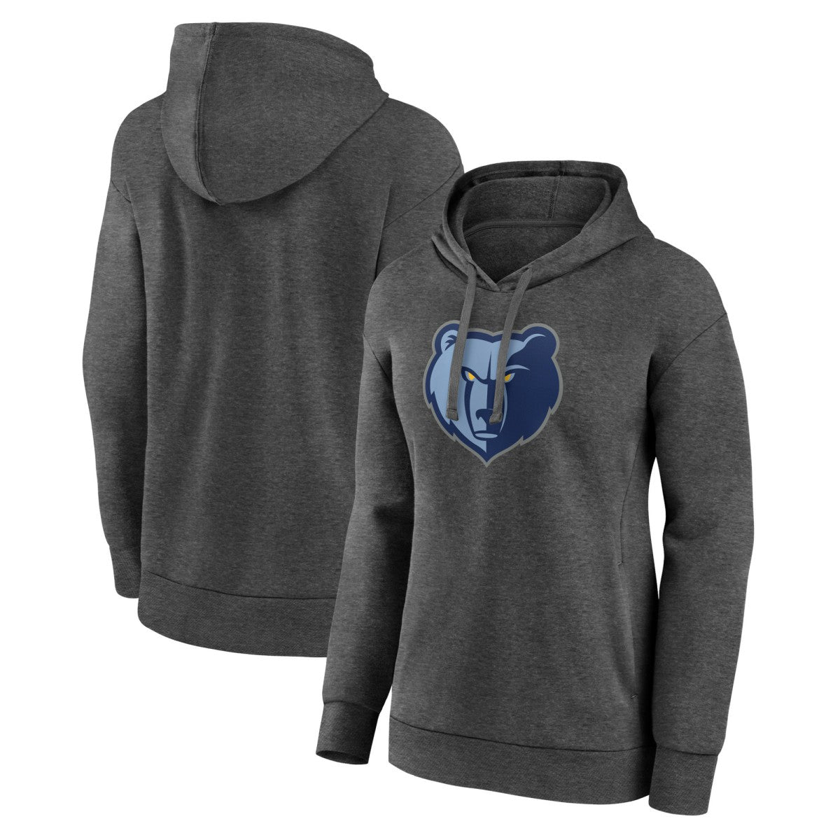 Memphis Grizzlies Women's Primary Logo Pullover Hoodie Charcoal - NBA