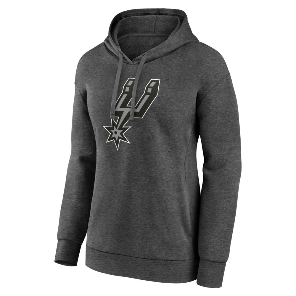 San Antonio Spurs Women's Primary Logo Pullover Hoodie Charcoal - NBA