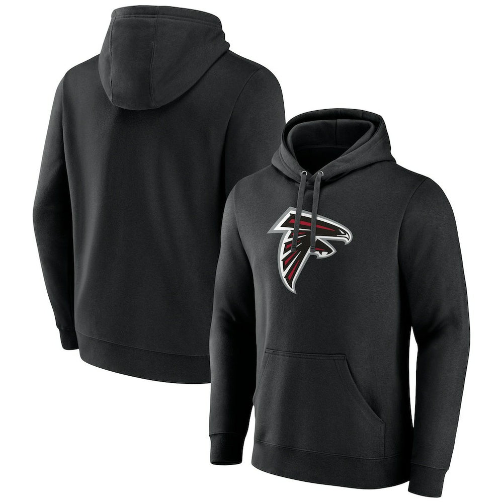 Atlanta Falcons Primary Logo Pullover Hoodie Black | NFL