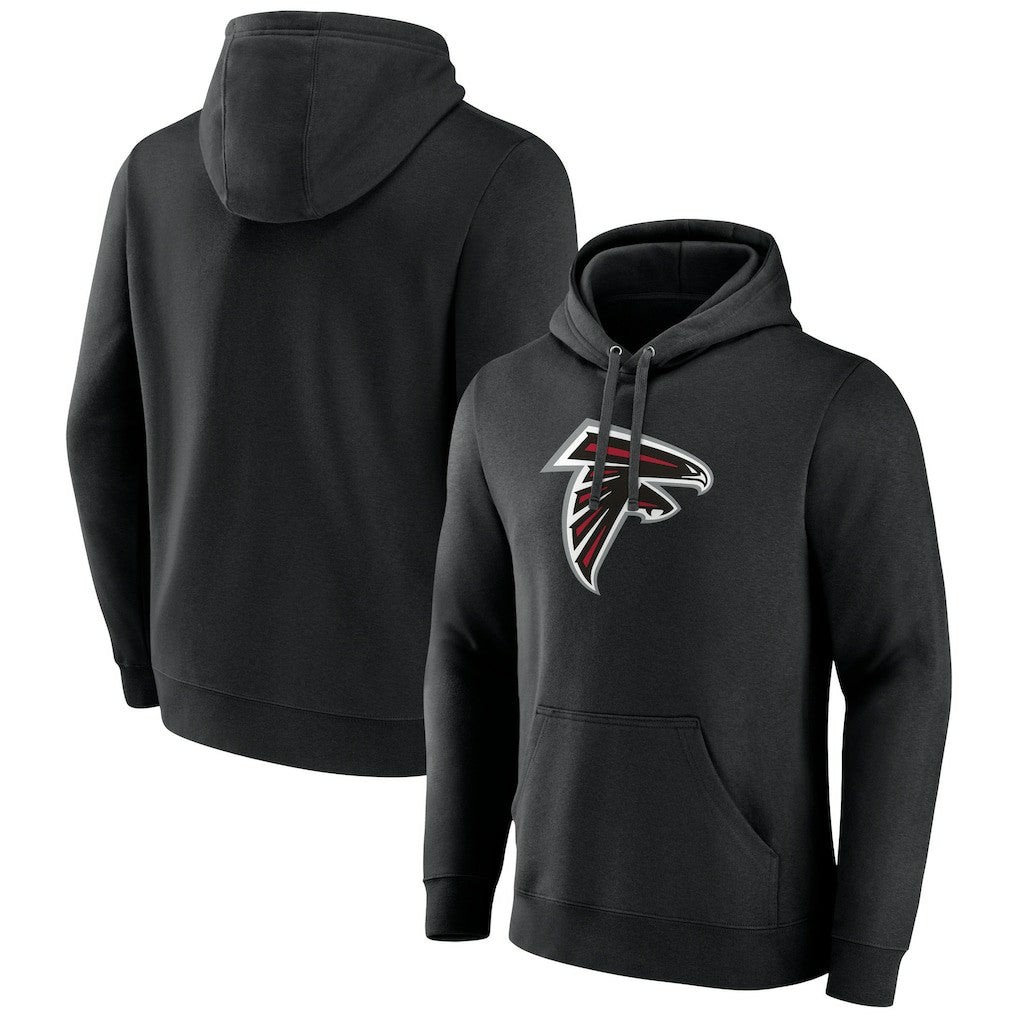 Atlanta Falcons Primary Logo Pullover Hoodie Black | NFL