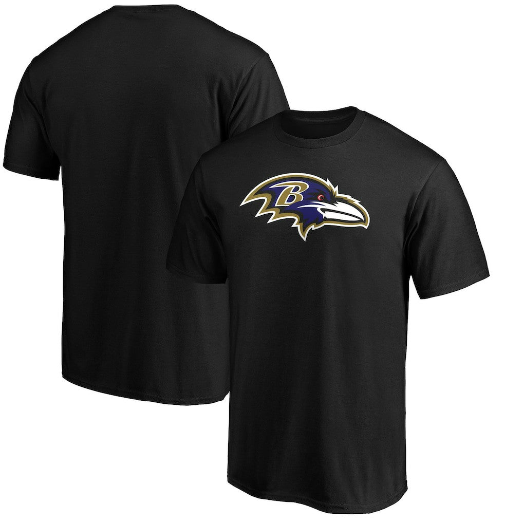 Baltimore Ravens Primary Logo T-Shirt Black | Fanatics