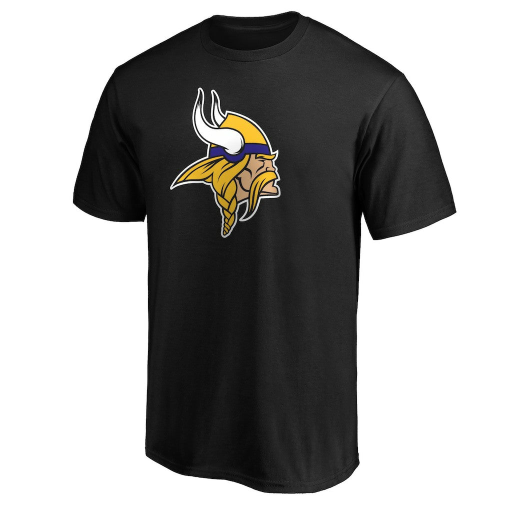 Minnesota Vikings Primary Logo T-Shirt Black | Fanatics