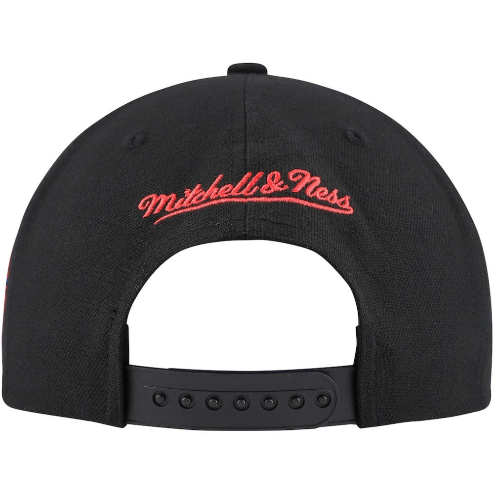 Winnipeg Jets Mitchell & Ness Core Team Script 2.0 Snapback Hat - Black - NHL