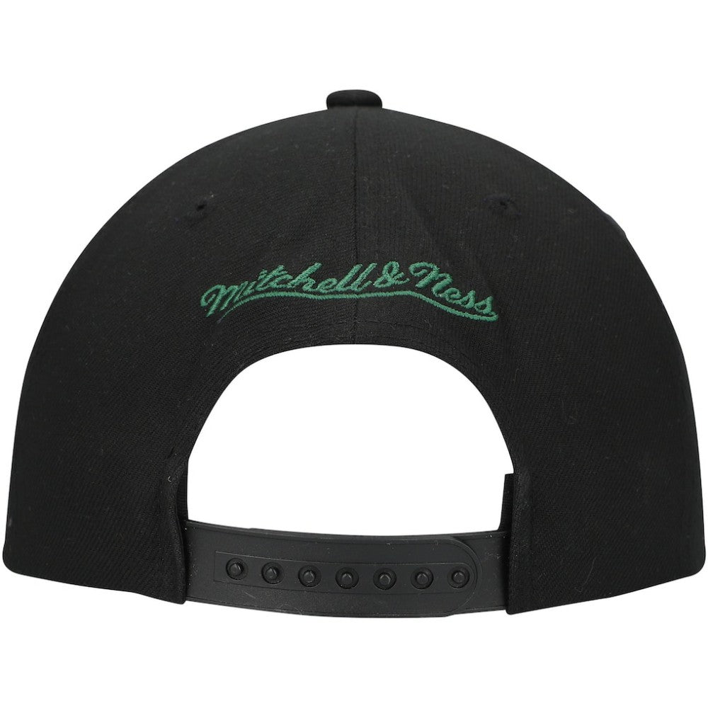 New Jersey Devils Mitchell & Ness Core Team Script 2.0 Snapback Hat - Black - NHL