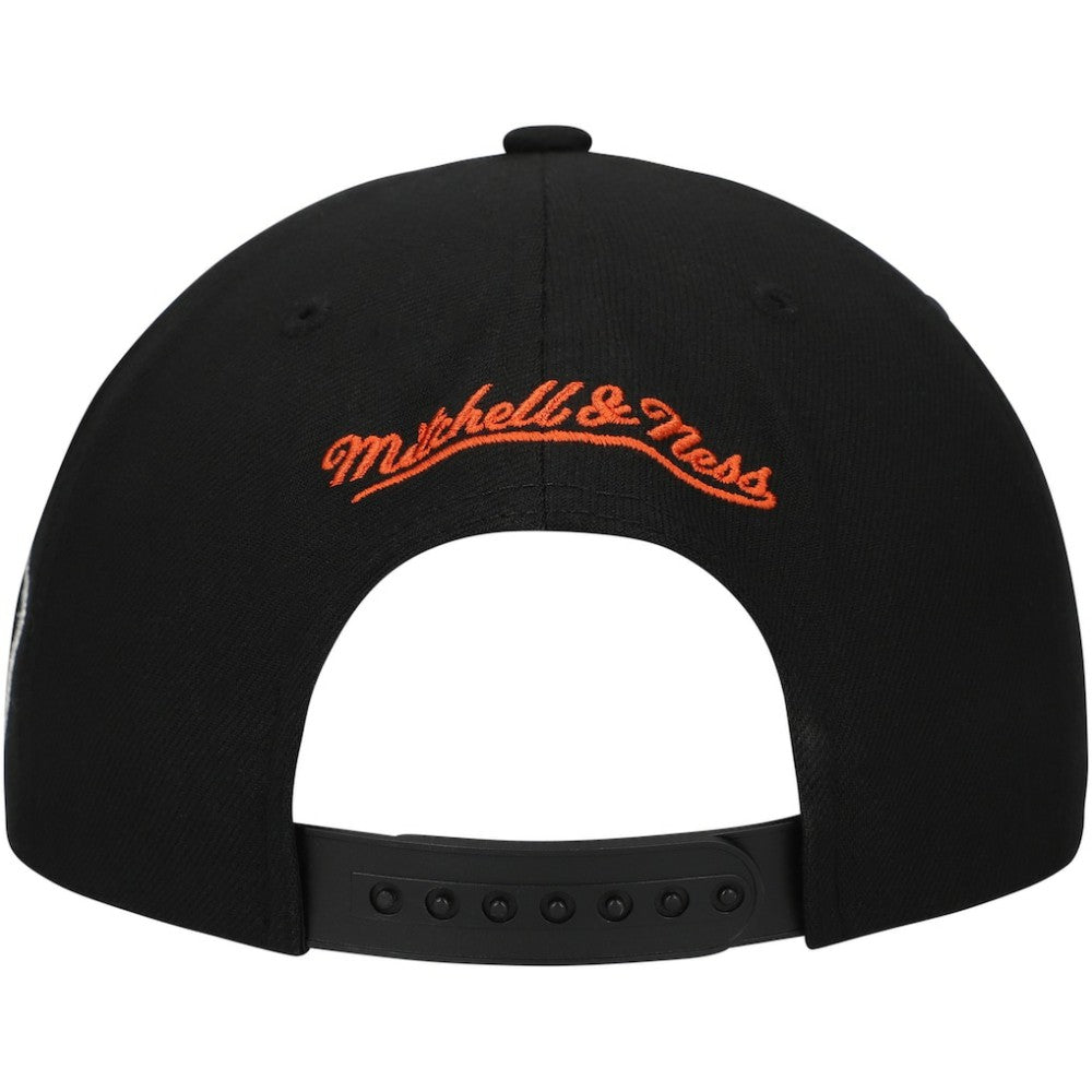 Philadelphia Flyers Mitchell & Ness Core Team Script 2.0 Snapback Hat - Black - NHL
