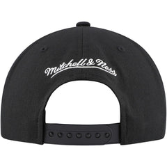Pittsburgh Penguins Mitchell & Ness Core Team Script 2.0 Snapback Hat - Black - NHL