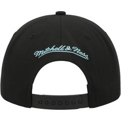 Seattle Kraken Mitchell & Ness Core Team Script 2.0 Snapback Hat - Black - NHL