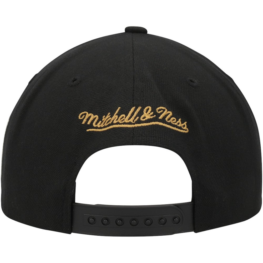 Vegas Golden Knights Mitchell & Ness Core Team Script 2.0 Snapback Hat - Black - NHL