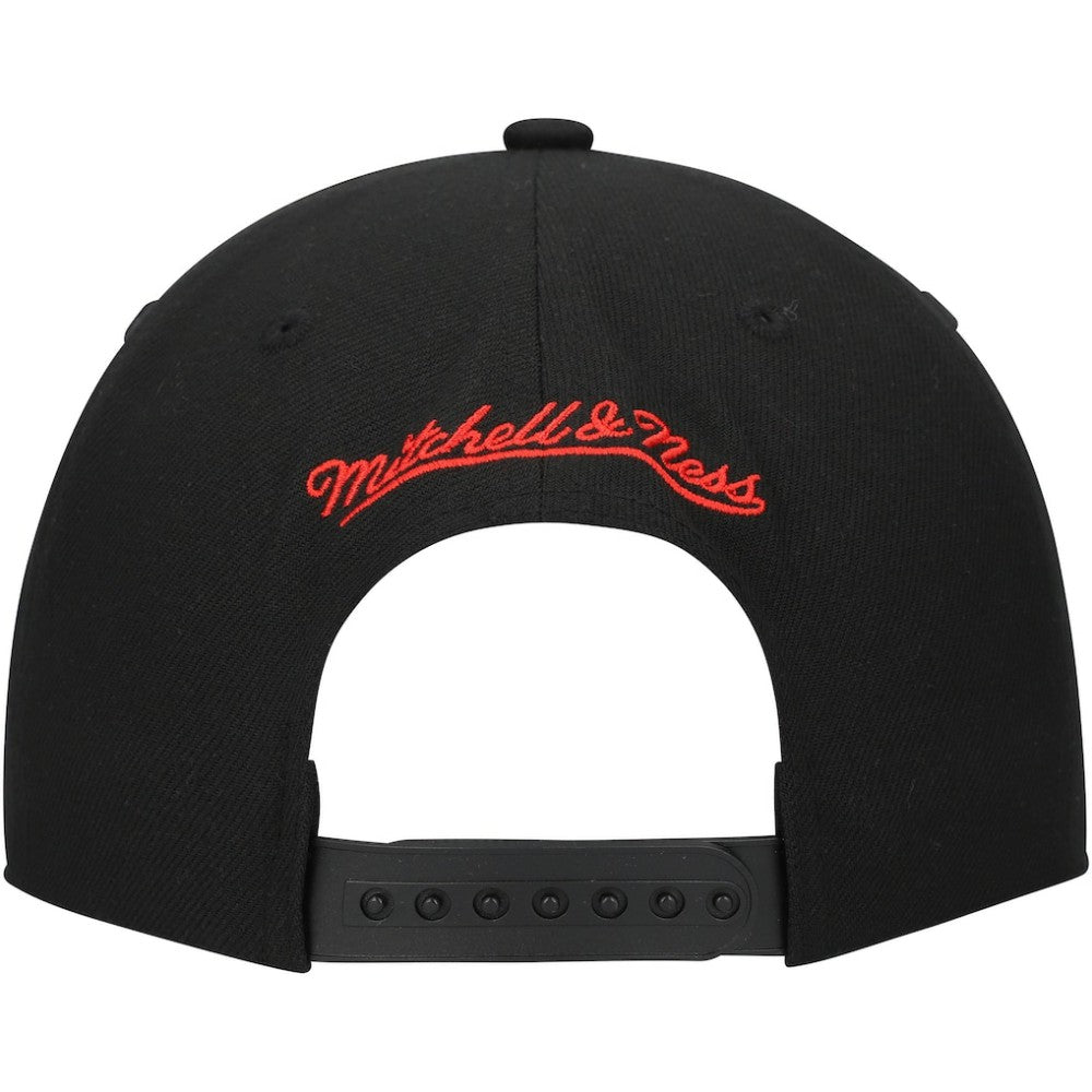 Washington Capitals Mitchell & Ness Core Team Script 2.0 Snapback Hat - Black - NHL