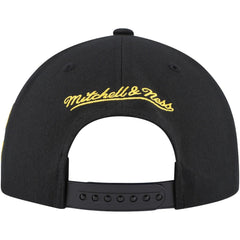 Calgary Flames Mitchell & Ness Core Team Script 2.0 Snapback Hat - Black - NHL