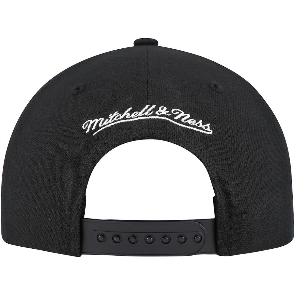 Detroit Red Wings Mitchell & Ness Core Team Script 2.0 Snapback Hat - Black - NHL