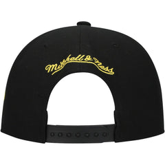 Boston Bruins Mitchell & Ness Core Team Script 2.0 Snapback Hat - Black - NHL
