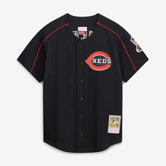 Ken Griffey Jr. Cincinnati Reds Mitchell & Ness Cooperstown Collection Authentic Mesh Batting Practice Jersey - MLB