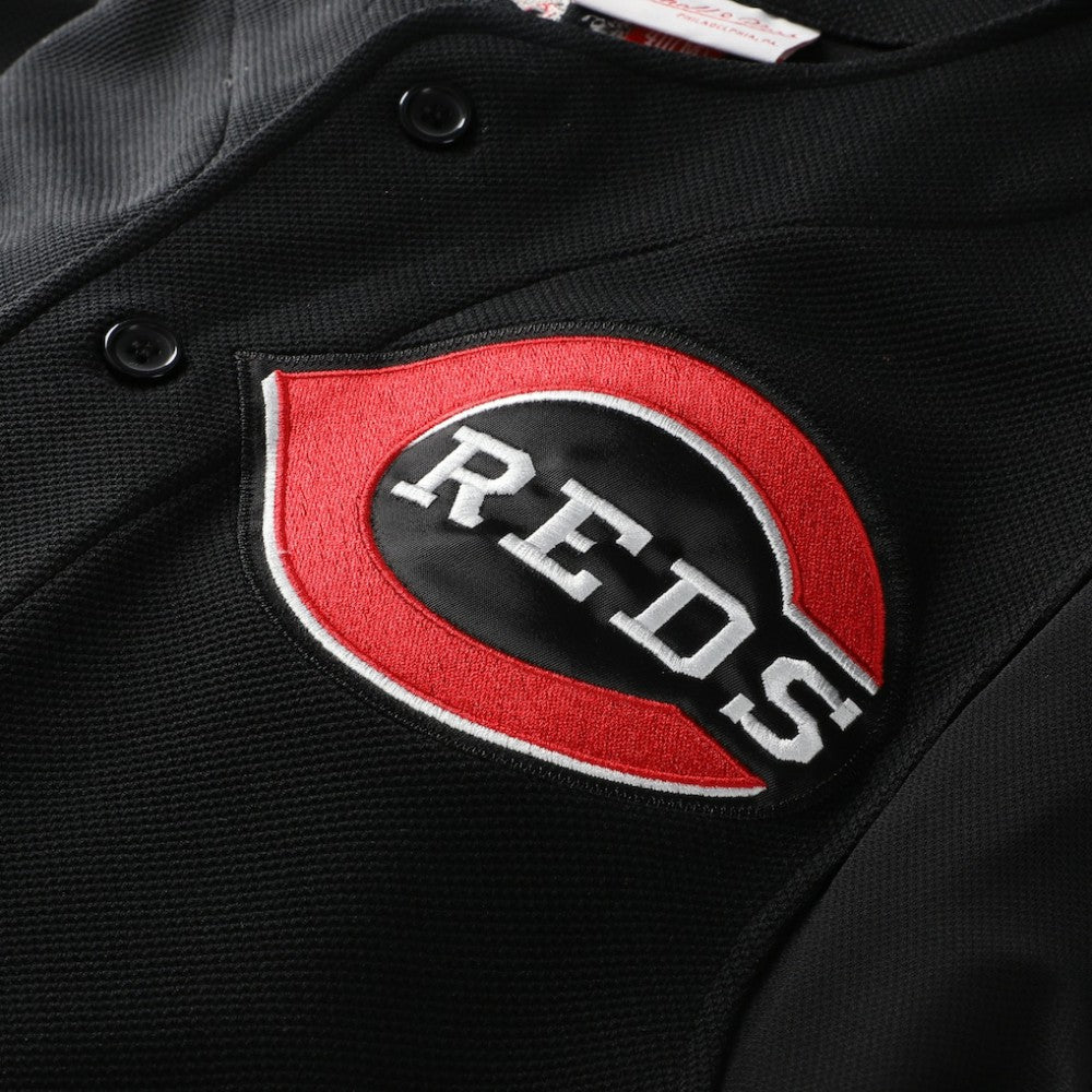 Ken Griffey Jr. Cincinnati Reds Mitchell & Ness Cooperstown Collection Authentic Mesh Batting Practice Jersey - MLB