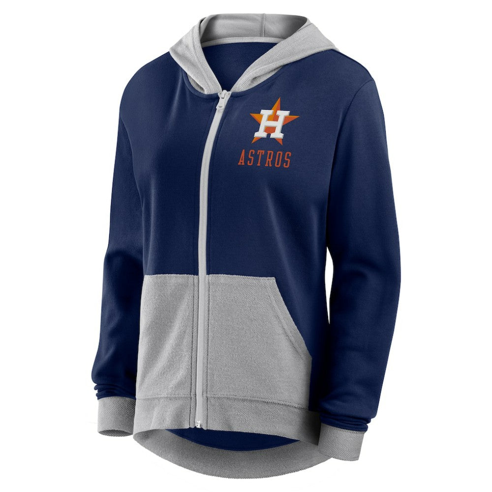 Houston Astros Fanatics Women's Hit It French Terry Full-Zip Hoodie - MLB
