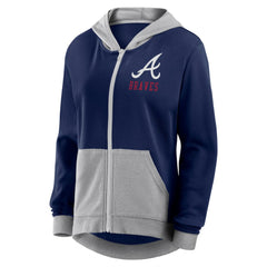Atlanta Braves Fanatics Women's Hit It French Terry Full-Zip Hoodie - MLB