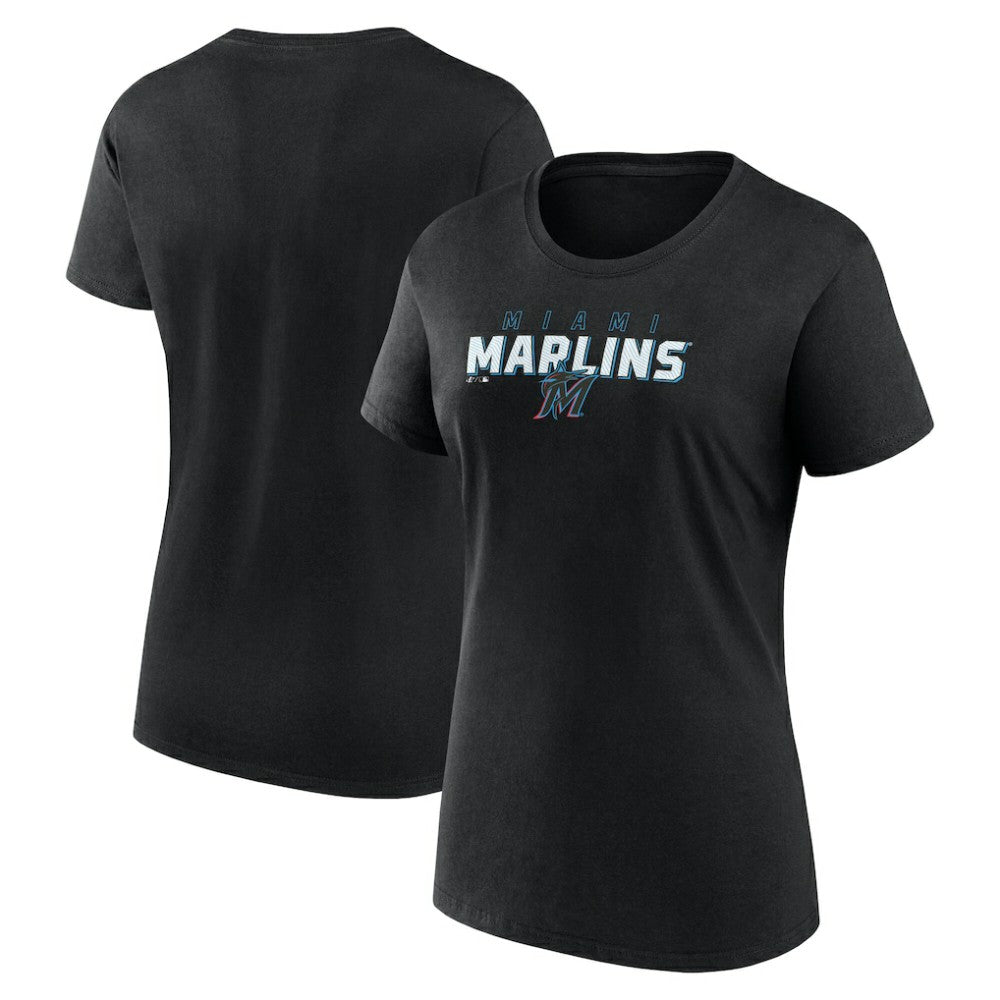 Miami Marlins Fanatics Women's Lean T-Shirt - MLB