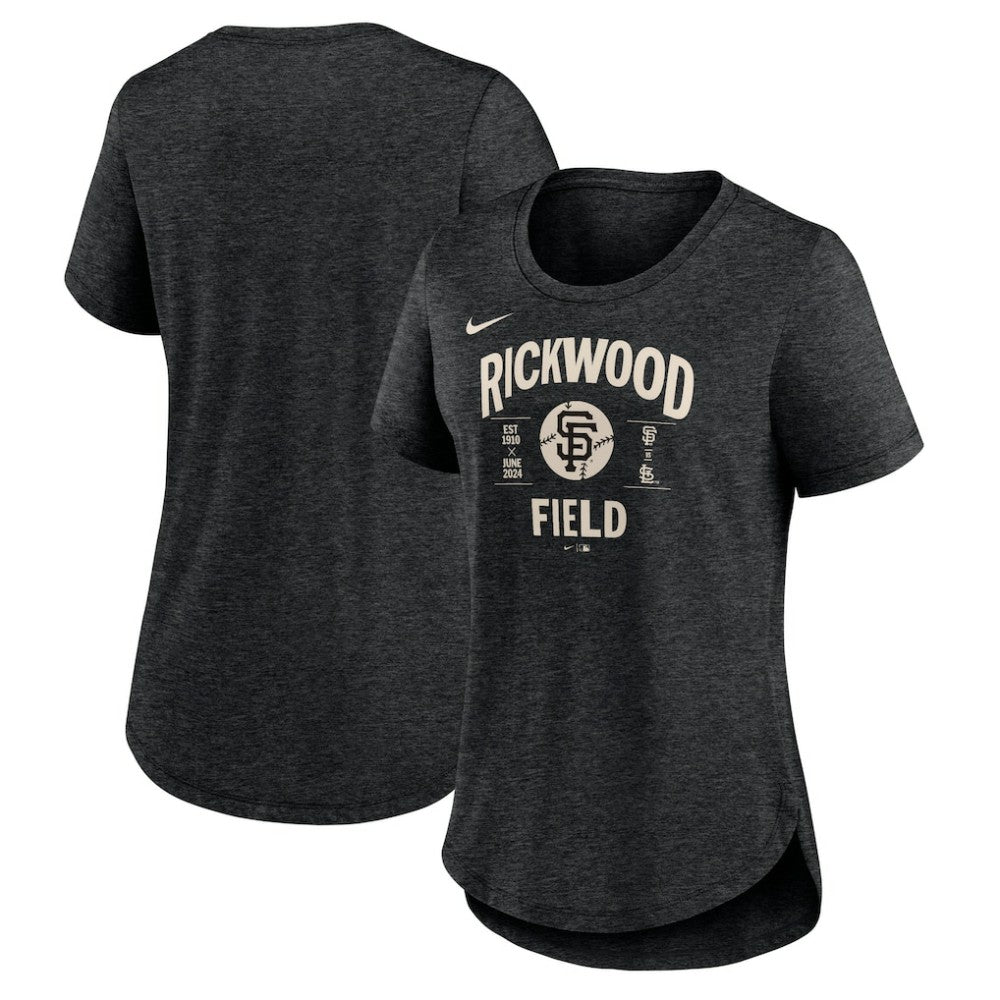 San Francisco Giants Nike Women's 2024 Rickwood Classic Tribute Tri-Blend T-Shirt - MLB