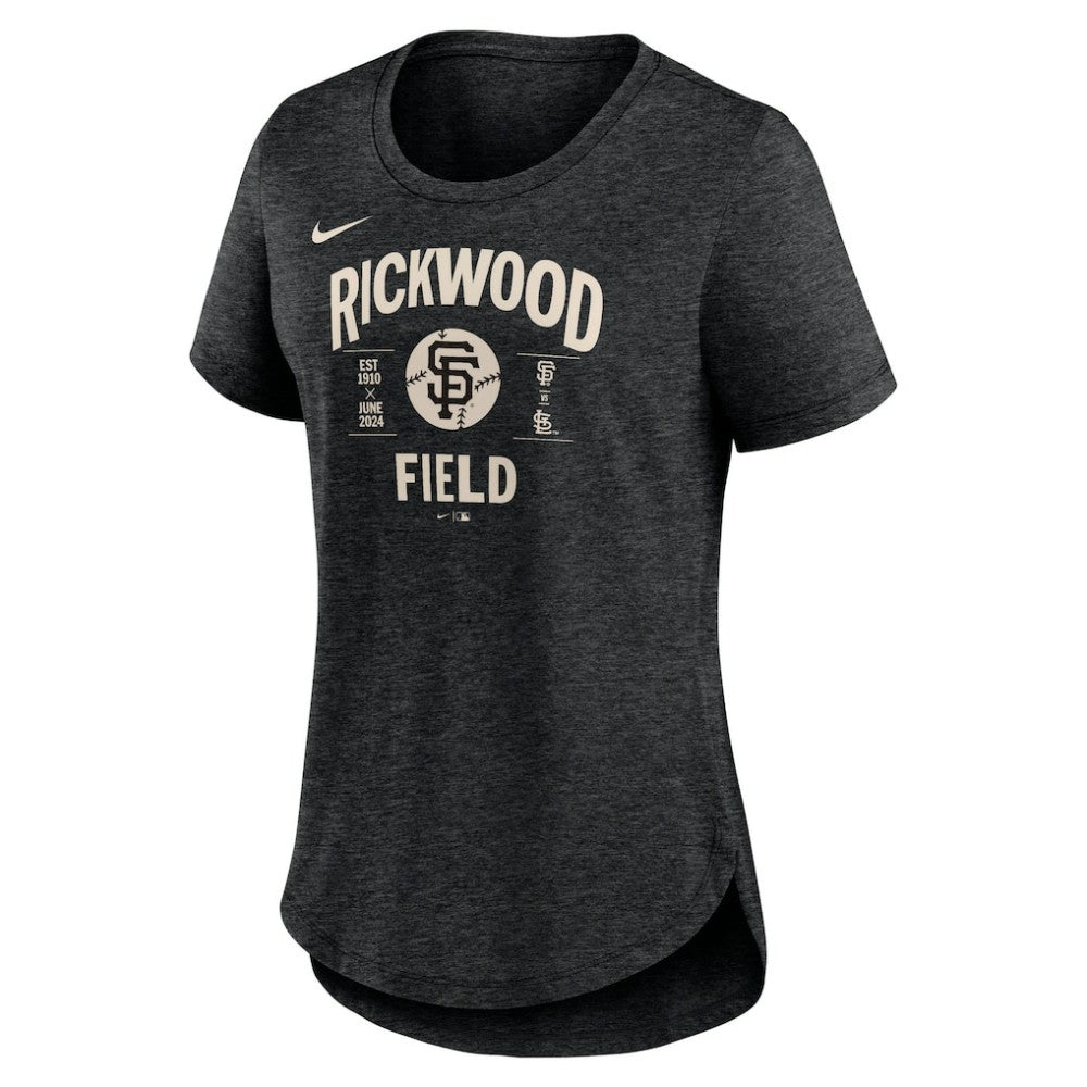 San Francisco Giants Nike Women's 2024 Rickwood Classic Tribute Tri-Blend T-Shirt - MLB