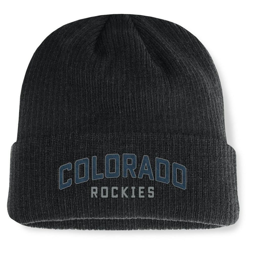 Colorado Rockies Fanatics Andee Cuffed Knit Hat - MLB