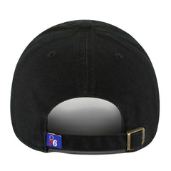 Philadelphia 76ers '47 Core Logo Clean Up Adjustable Hat Black - NBA