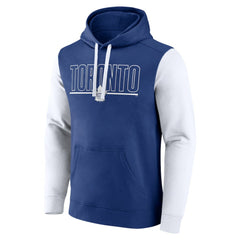 Toronto Maple Leafs Logo Athletic Deliver Fleece Pullover Hoodie - Blue - NHL