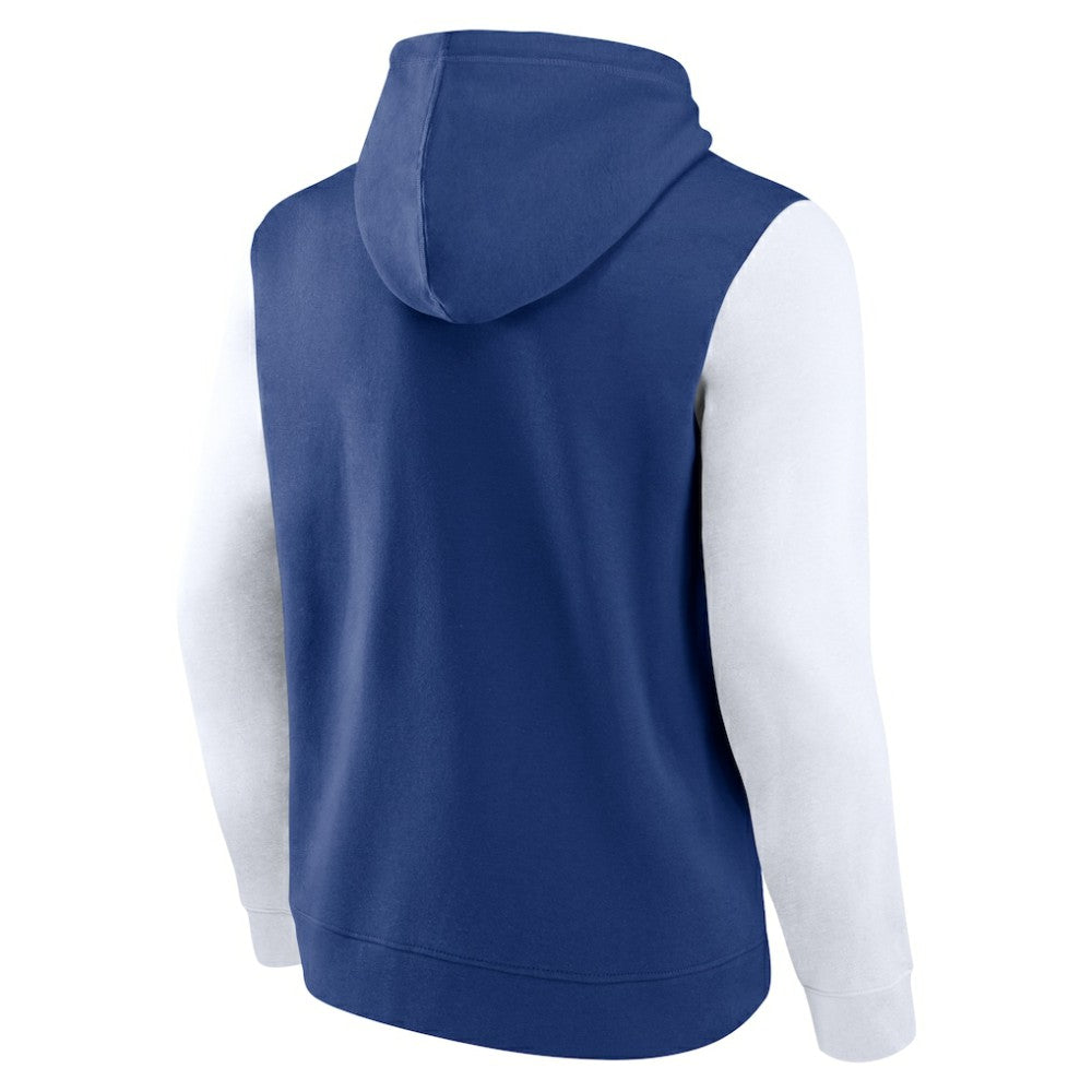 Toronto Maple Leafs Logo Athletic Deliver Fleece Pullover Hoodie - Blue - NHL
