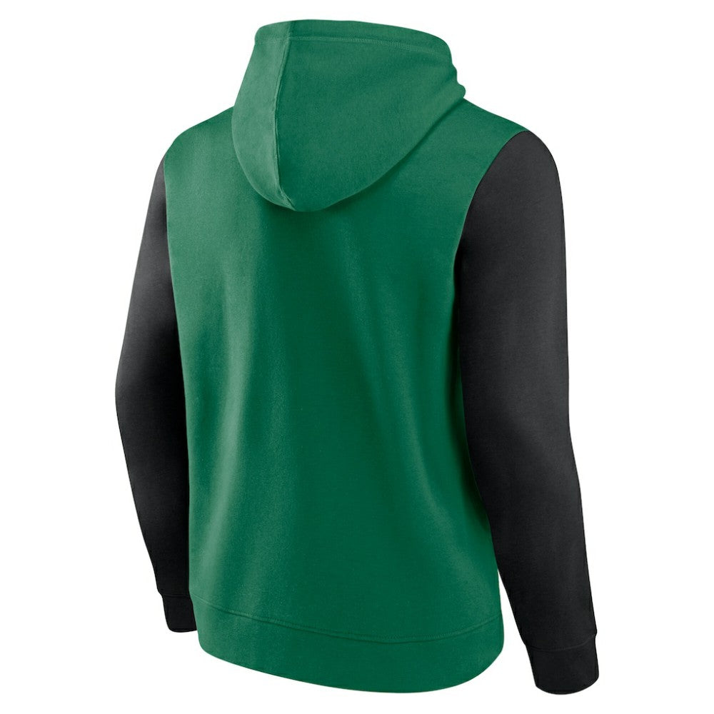 Dallas Stars Logo Athletic Deliver Fleece Pullover Hoodie - Kelly Green - NHL