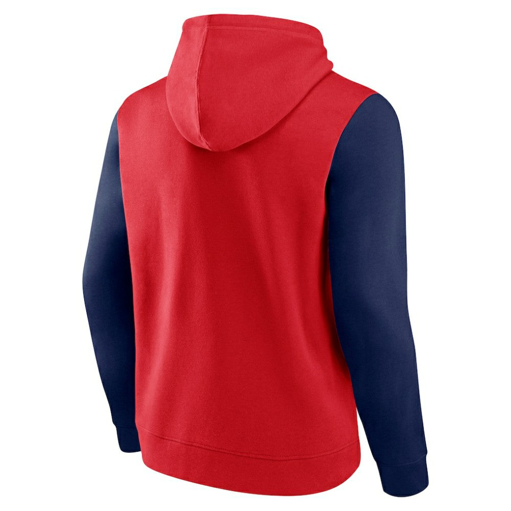 Florida Panthers Logo Athletic Deliver Fleece Pullover Hoodie - Red - NHL