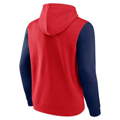 Florida Panthers Logo Athletic Deliver Fleece Pullover Hoodie - Red - NHL