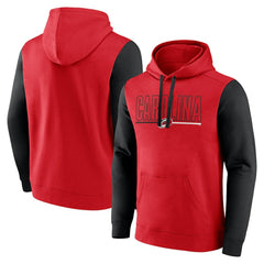 Carolina Hurricanes Logo Athletic Deliver Fleece Pullover Hoodie - Red - NHL