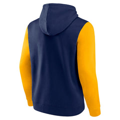 Nashville Predators Logo Athletic Deliver Fleece Pullover Hoodie - Navy - NHL