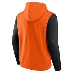 Philadelphia Flyers Logo Athletic Deliver Fleece Pullover Hoodie - Orange - NHL
