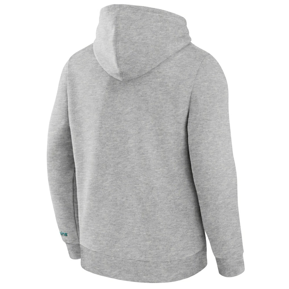 Miami Dolphins Legacy Fleece Pullover Hoodie Heather Gray | Fanatics