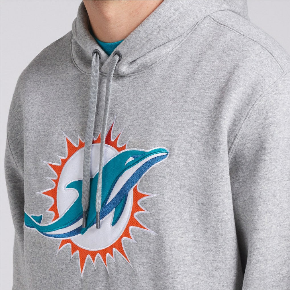 Miami Dolphins Legacy Fleece Pullover Hoodie Heather Gray | Fanatics