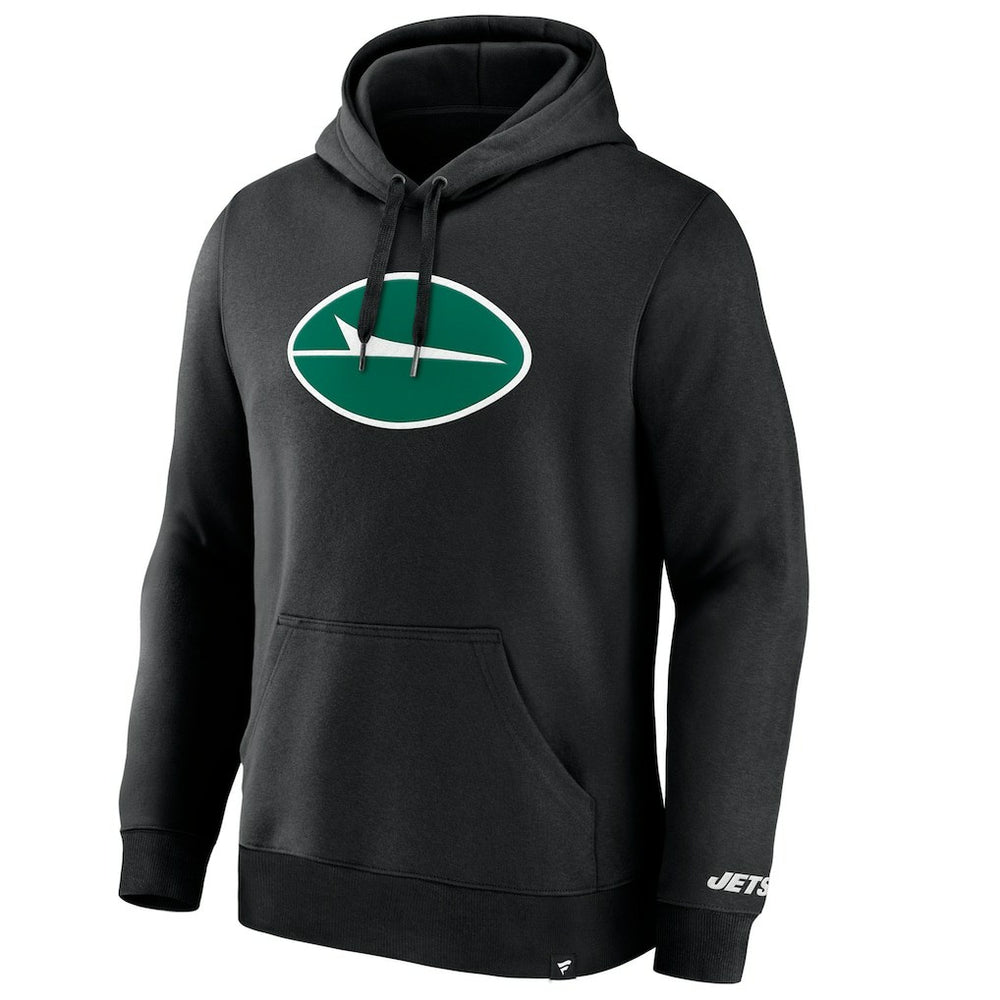 New York Jets Legacy Fleece Pullover Hoodie Black | Fanatics