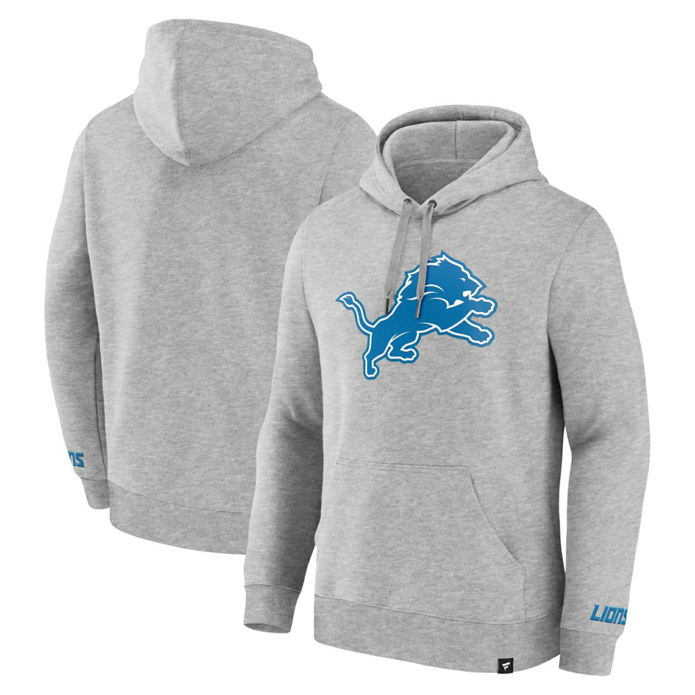 Detroit Lions Legacy Fleece Pullover Hoodie Heather Gray | Fanatics