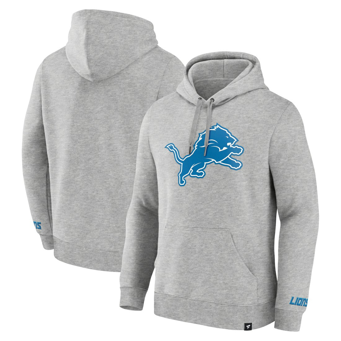 Detroit Lions Legacy Fleece Pullover Hoodie Heather Gray | Fanatics
