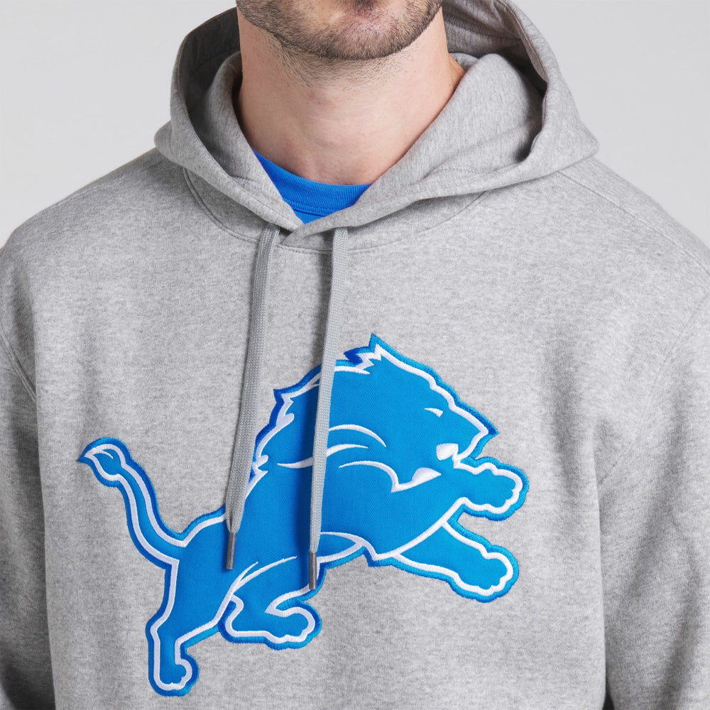 Detroit Lions Legacy Fleece Pullover Hoodie Heather Gray | Fanatics